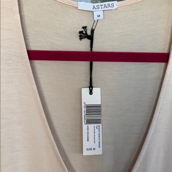 ASTARS desert nights pink fringe tank top - Picture 7 of 11